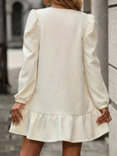 Spliced Casual Sweatshirt Dress